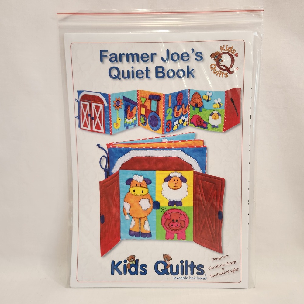 Kids Quilts Farmer Joes Quiet Book Sewing Pattern Farm Activity‎ Book Play Mat